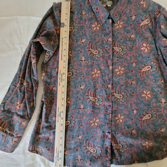 Territory Ahead Blue Paisley Shirt XL - Picture 8 of 11